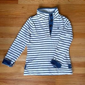 Joules Sweatshirt Striped with Denim Cuffing
